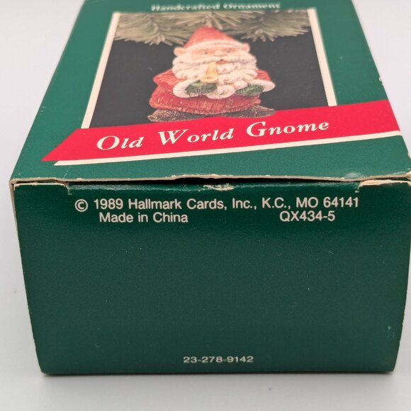 Hallmark Keepsake Old World Gnome 1989 Vintage Handcrafted Christmas Ornament - Picture 9 of 10